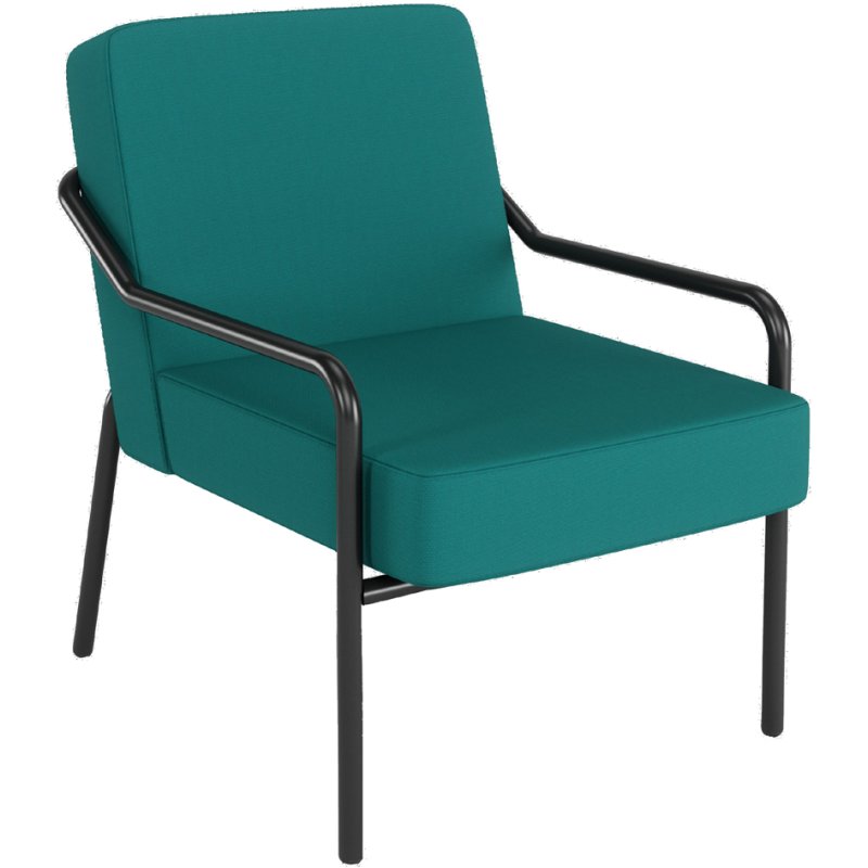 PAPERFLOW chaise visiteur MEDSO KLASSIK M, outdoor, anthracite, capacité 120 kg