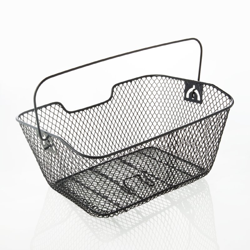 FISCHER panier vélo, noir, 425×200×300 mm, capacité de charge 25 kg