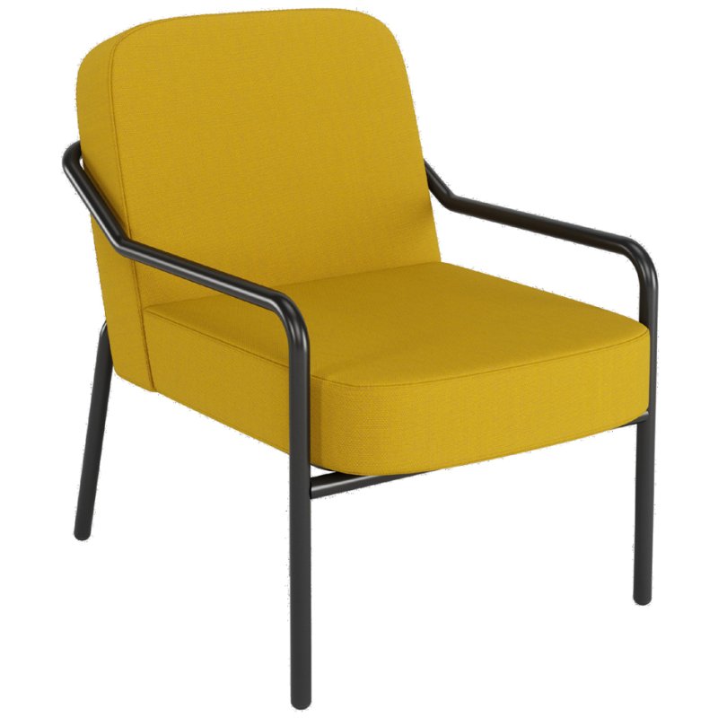 PAPERFLOW chaise de visite ronde outdoor MEDSO M, vert, capacité 120 kg