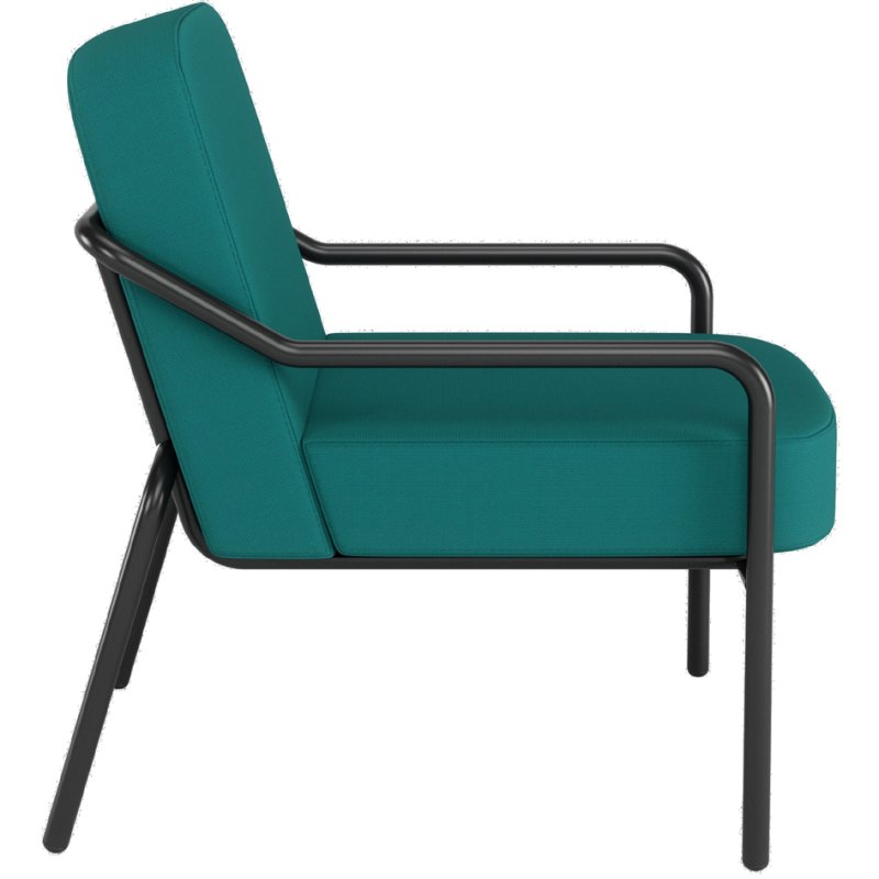 PAPERFLOW chaise de visite ronde outdoor MEDSO M, vert, capacité 120 kg