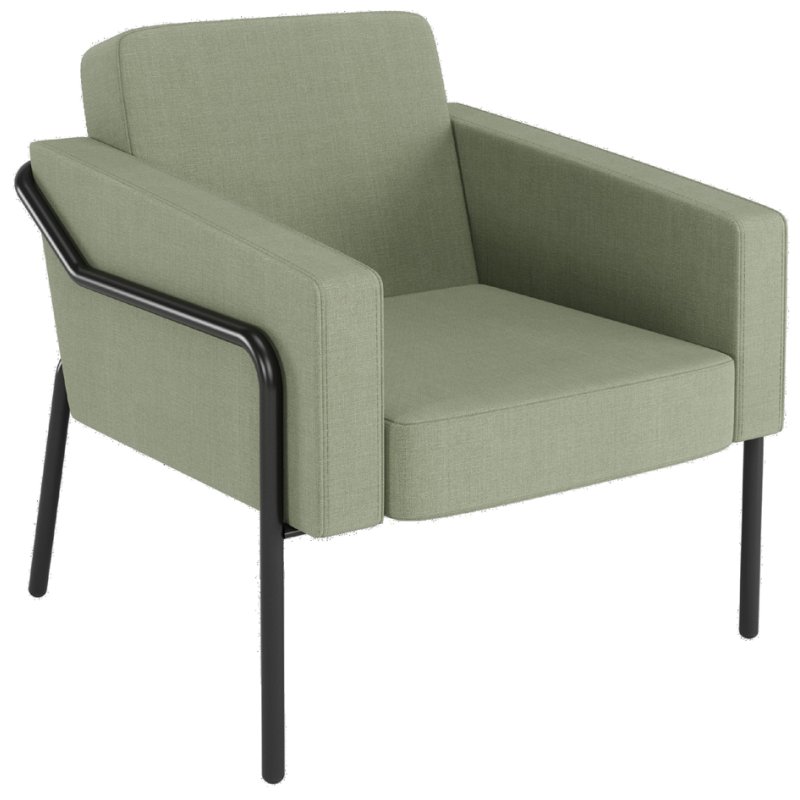 PAPERFLOW chaise visiteur MEDSO KLASSIK L, tissu, gris