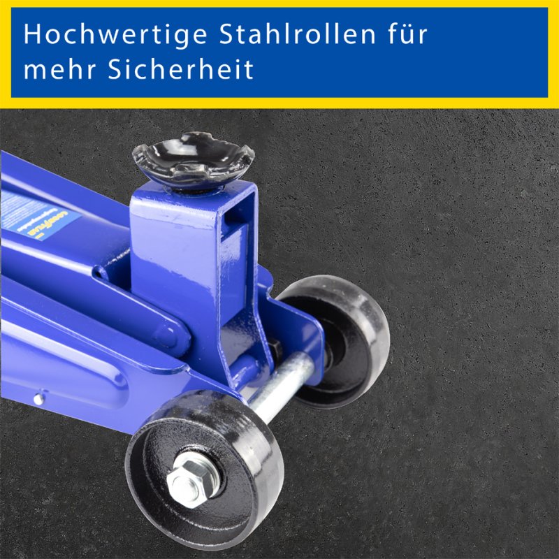 GOODYEAR SUV autokrik, 3 ton, max. hefhoogte 535 mm, staalrollen
