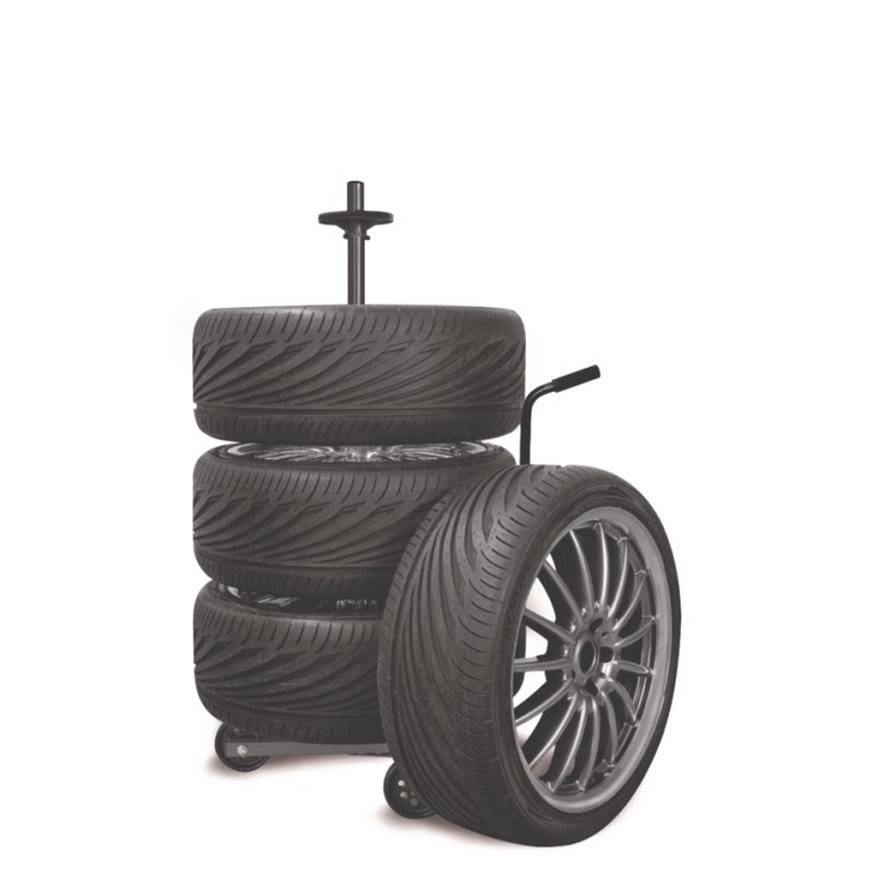 GOODYEAR support de jante, pour 4 pneus/jantes, acier haute qualité, quatre roulettes