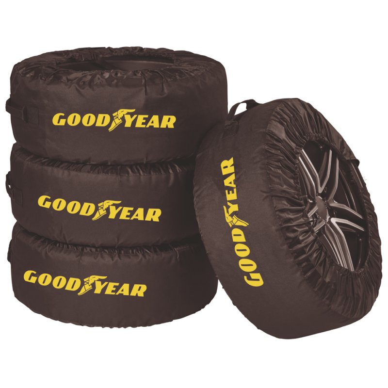 GOODYEAR ensemble de housses de pneus, 4 pièces, polyester 600D, jusqu'à 19 pouces
