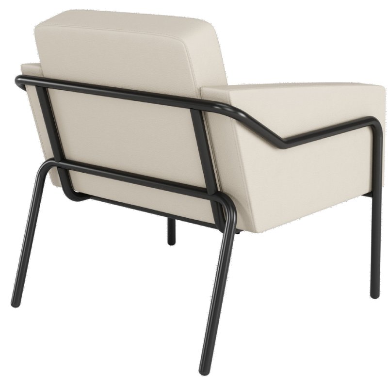 PAPERFLOW chaise visiteur MEDSO KLASSIK L, similicuir, rouge