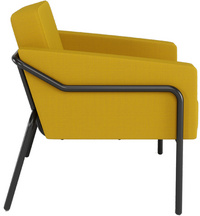 PAPERFLOW outdoor bezoekersstoel MEDSO KLASSIK L, geel, 120 kg draagkracht