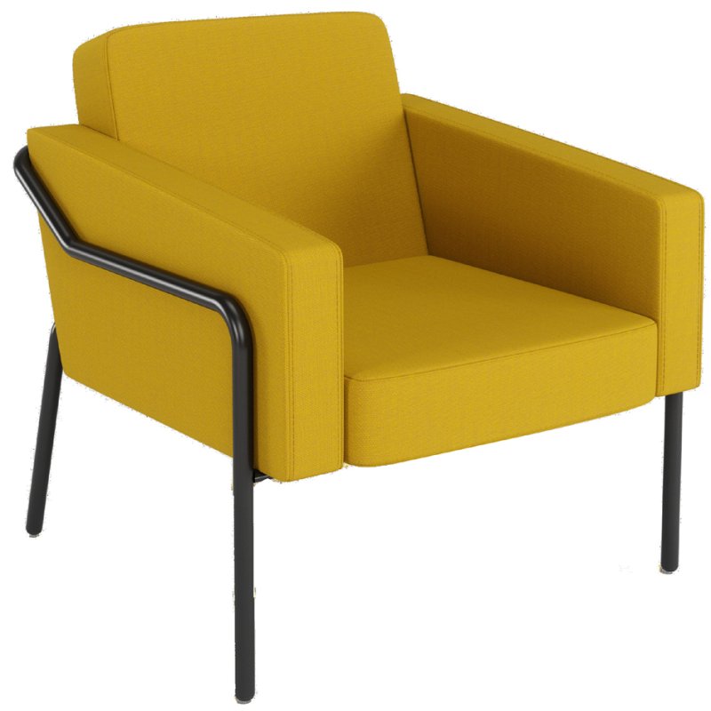 PAPERFLOW Medso Klassik L chaise d'extérieur, bleu, chaise visiteur