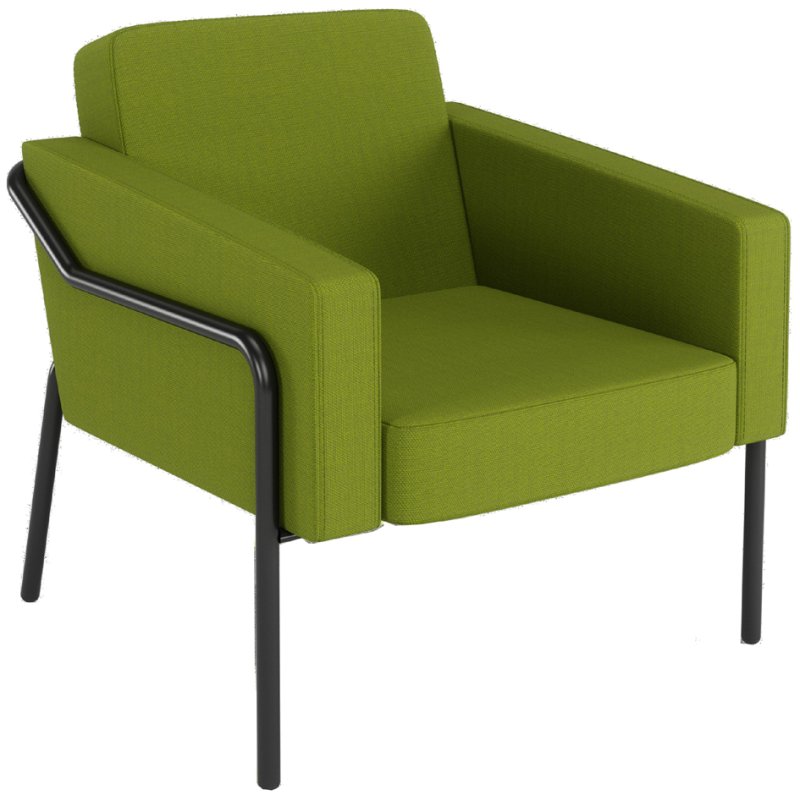 PAPERFLOW Medso Klassik L chaise d'extérieur, bleu, chaise visiteur