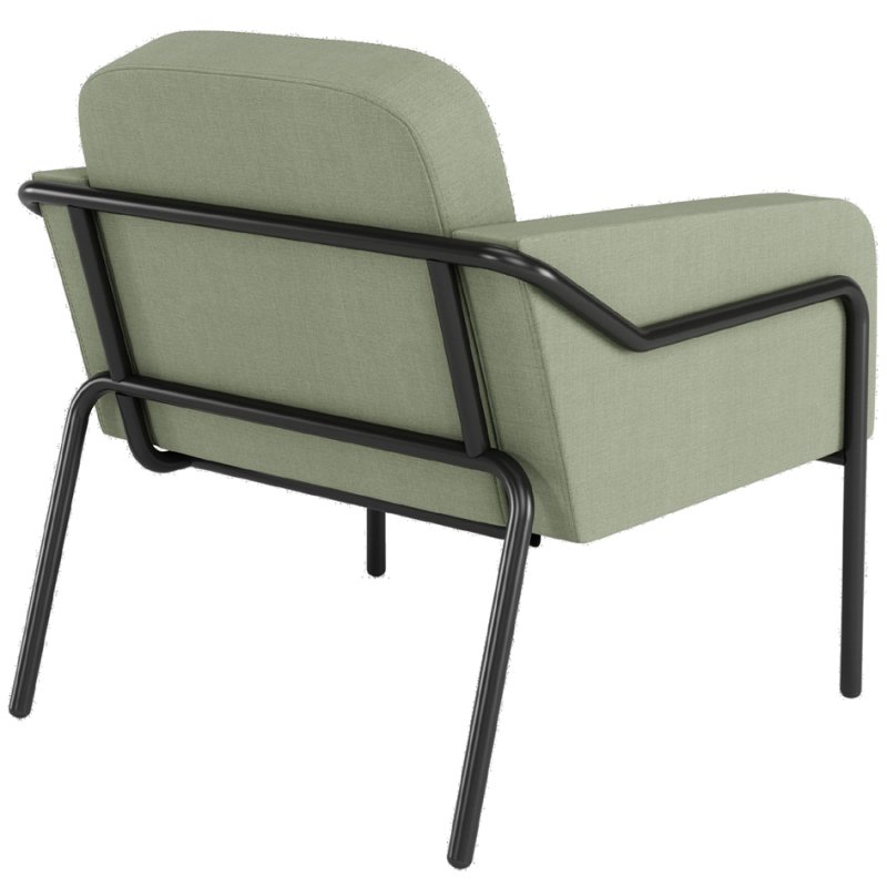 PAPERFLOW chaise visiteur MEDSO RUND L, tissu, gris