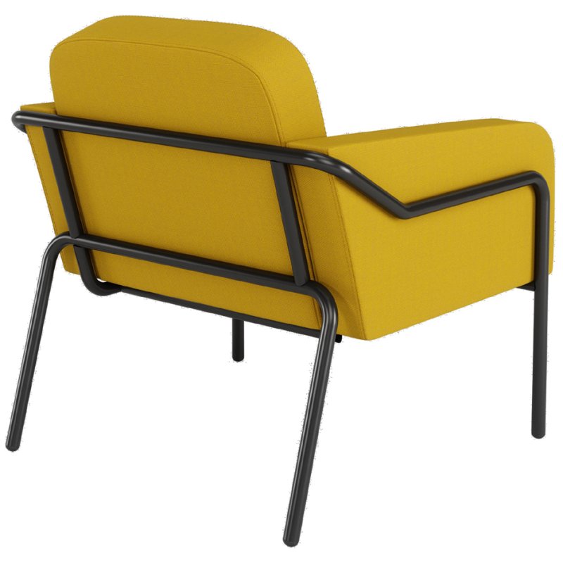 PAPERFLOW chaise visiteur MEDSO L rond, anthracite, outdoor, 120 kg capacité de charge