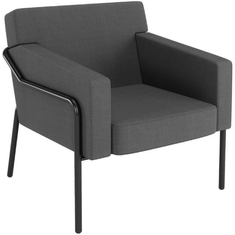 PAPERFLOW chaise visiteur MEDSO T L, tissu, jaune