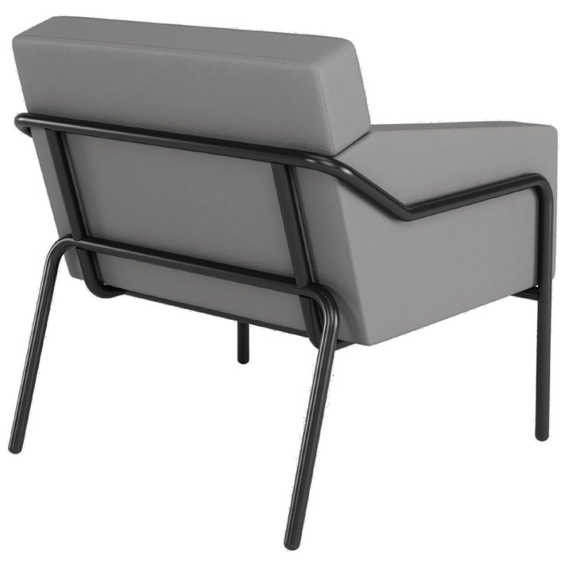 PAPERFLOW chaise visiteur MEDSO T L, simili-cuir, crème