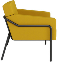 PAPERFLOW outdoor bezoekersstoel MEDSO T L, groen, wasbare bekleding, 120 kg draagkracht