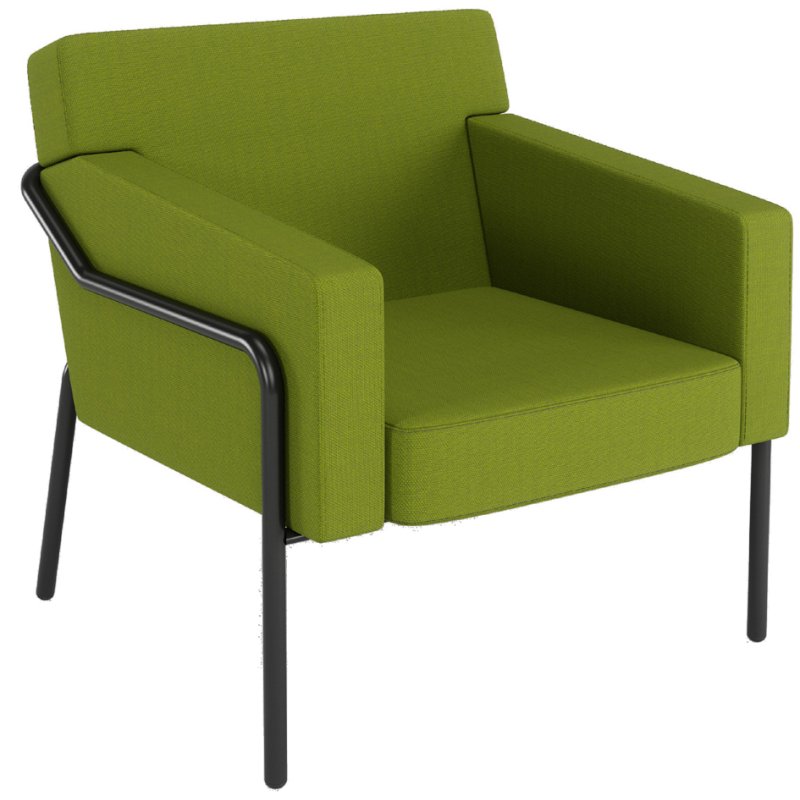 PAPERFLOW chaise visiteur outdoor MEDSO T L, jaune, capacité de charge 120 kg