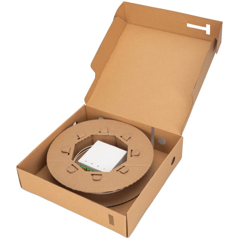 DIGITUS kit d'installation fibre optique, 4 conducteurs, LC/APC, 50 m