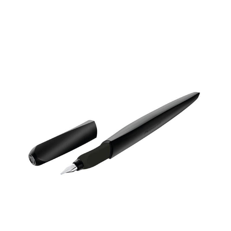 Pelikan Twist calligraphy pen set, 3 pens 1.1/1.5/2.0 mm, incl. 6 black ink cartridges