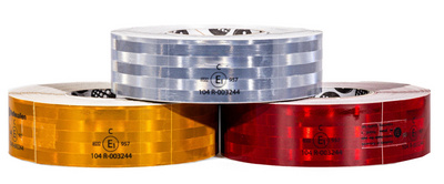 IWH contourmarkering ECE-104, geel, 50 mm × 50 m