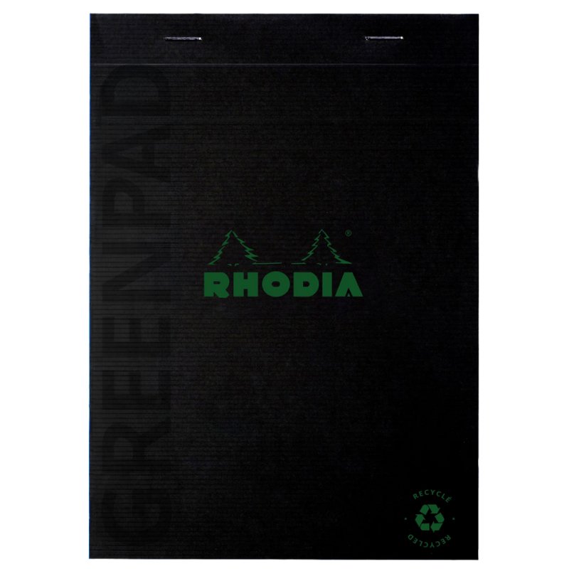 RHODIA bloc-notes GREENPAD, A4, quadrillé, 70 feuilles