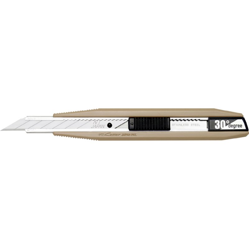 NT Cutter AR30D-SG snijmes, auto-lock, steengrijs, 9 mm