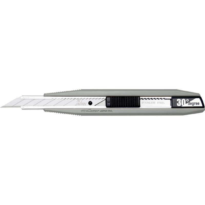 NT Cutter AR30D-SG snijmes, auto-lock, steengrijs, 9 mm