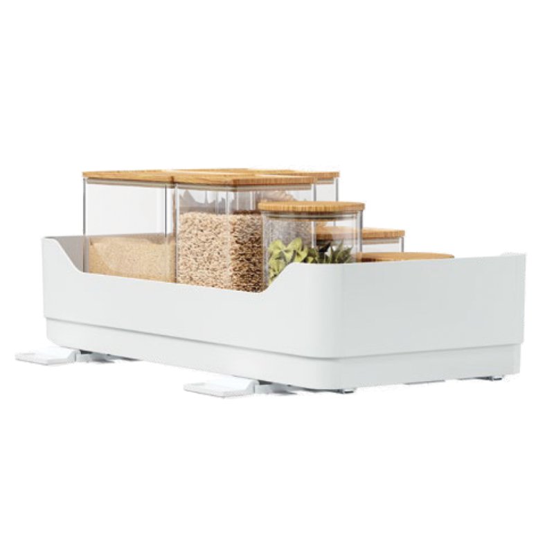 tesa KITCHEN onderkastlade, wit, kunststof, 290×490×120 mm