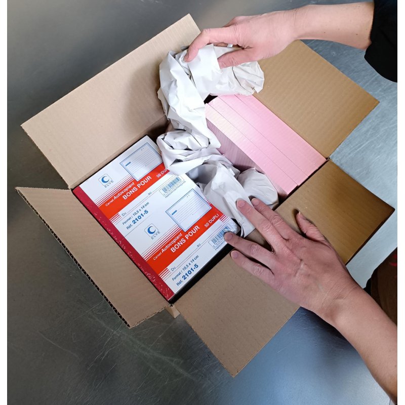 ELVE inpakpapier, wit, 380 mm × 360 m, recyclingpapier 70 g/m²