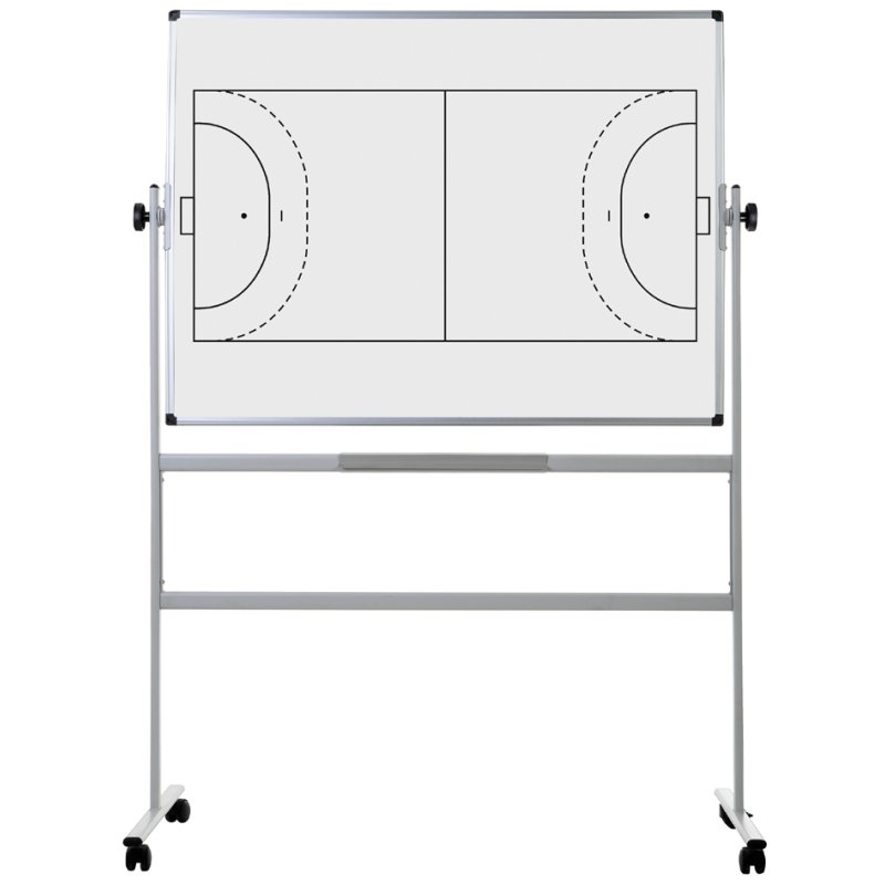 Bi-Office mobiel whiteboard handbalveld, 1200×900 mm, magnetisch