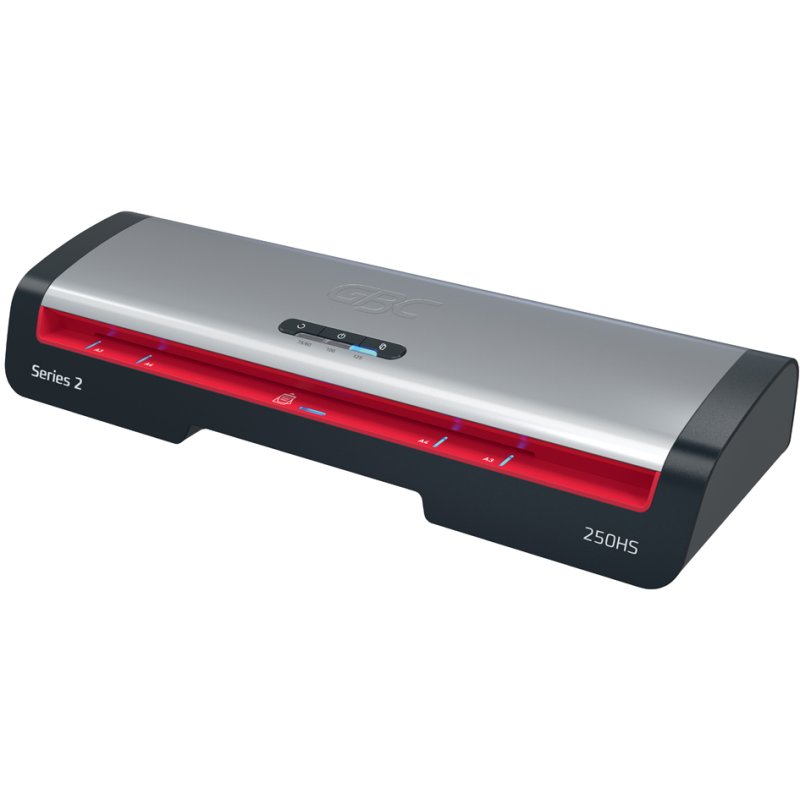 GBC plastifieuse 250HS, jusqu'à A3, noir/argent/rouge