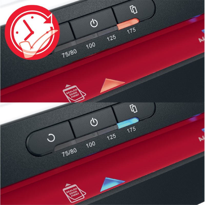 GBC laminatrice 480HS, format A3 max, noir/argent/rouge