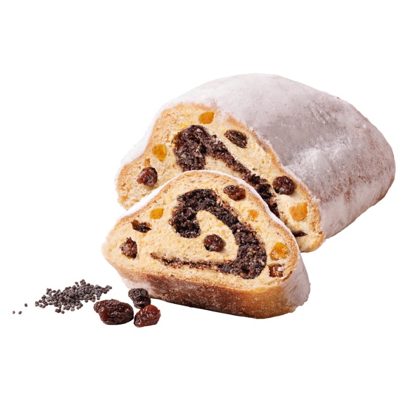 Bahlsen Mini Christmas Stollen with Poppy Seed, 200 g