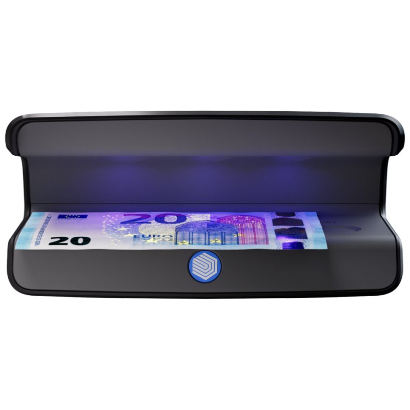 Safescan 55 counterfeit money detector, black, UV recognition, all currencies