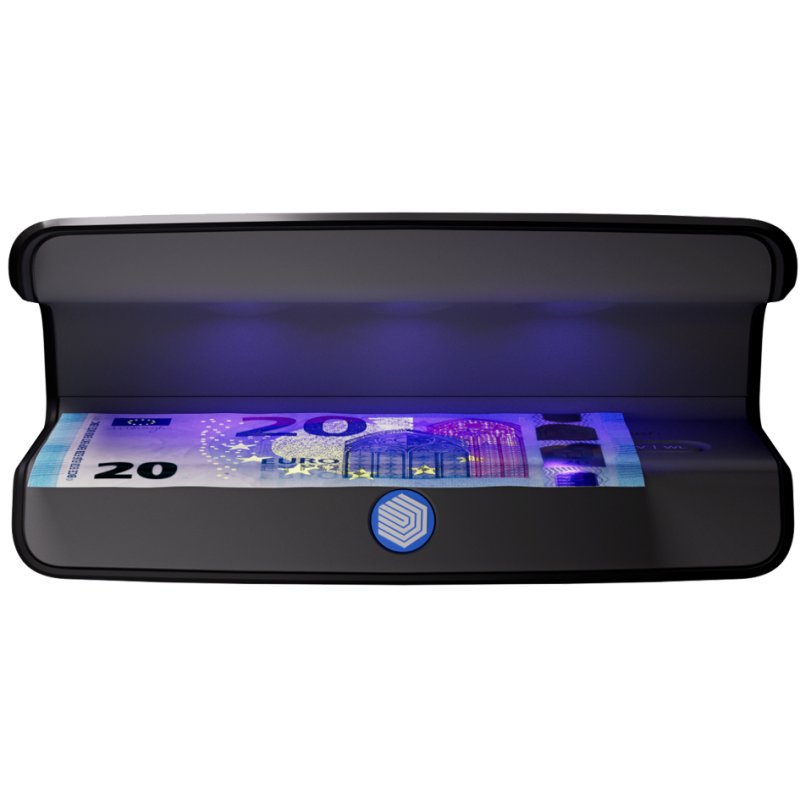 Safescan 75 counterfeit money detector, black, UV and white light detection