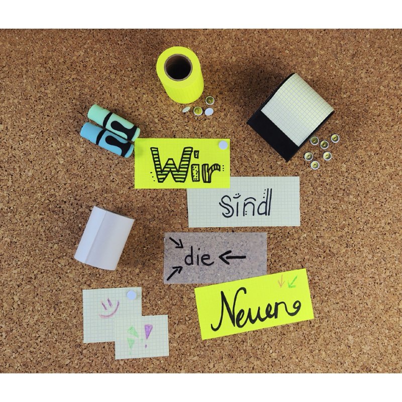 RNK Verlag recharge bloc-notes mémo, transparent, 60 mm × 10 m
