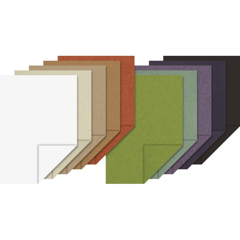 HEYDA knutselkarton Natuur, A4, 10 kleuren, 20 vel