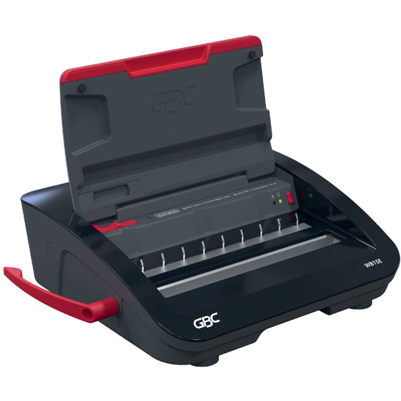 GBC binding machine WireBind WB15E, electric, A4, black/red/silver