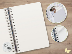 Sigel carnet spiralé Jolie Inspire Summer Breeze, A5, blanc, 240 pages