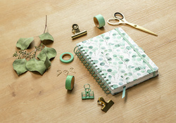 Sigel spiral notebook Jolie Inspire 'Eucalyptus Day', A5, blank, 240 pages