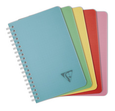 Clairefontaine cahier à spirales LINICOLOR, 110×170 mm, quadrillé, 50 feuilles