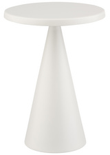 APS LED tafellamp CONE, wit, dimbaar, oplaadbaar