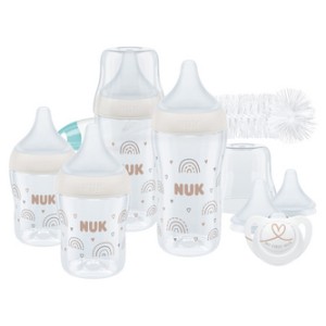 NUK Perfect Match starterset, 8-delig, met flessen en spenen