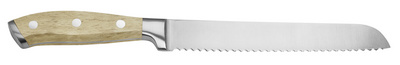 APS couteau à pain, acier inoxydable/bois de hêtre, 340 mm