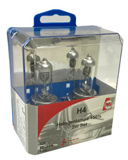 IWH H4 jeu de lampes de rechange Twinbox, 2 pièces, 12V, 55 Watts