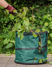 Bradas sac à déchets de jardin pop-up Hard, 175 litres, vert foncé
