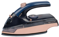 PROFI CARE reis stoomstrijkijzer PC-DB 3125, blauw-roze, 800 Watt