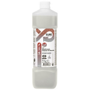 SURE sanitairreiniger Washroom Cleaner & Descaler, 1 liter