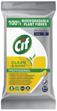 Cif Pro Formula Clean & Shine reinigingsdoekjes, 100% viskose, 100 stuks