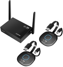 LogiLink ensemble vidéoconférence HDMI sans fil, 4K/60Hz, 50 m