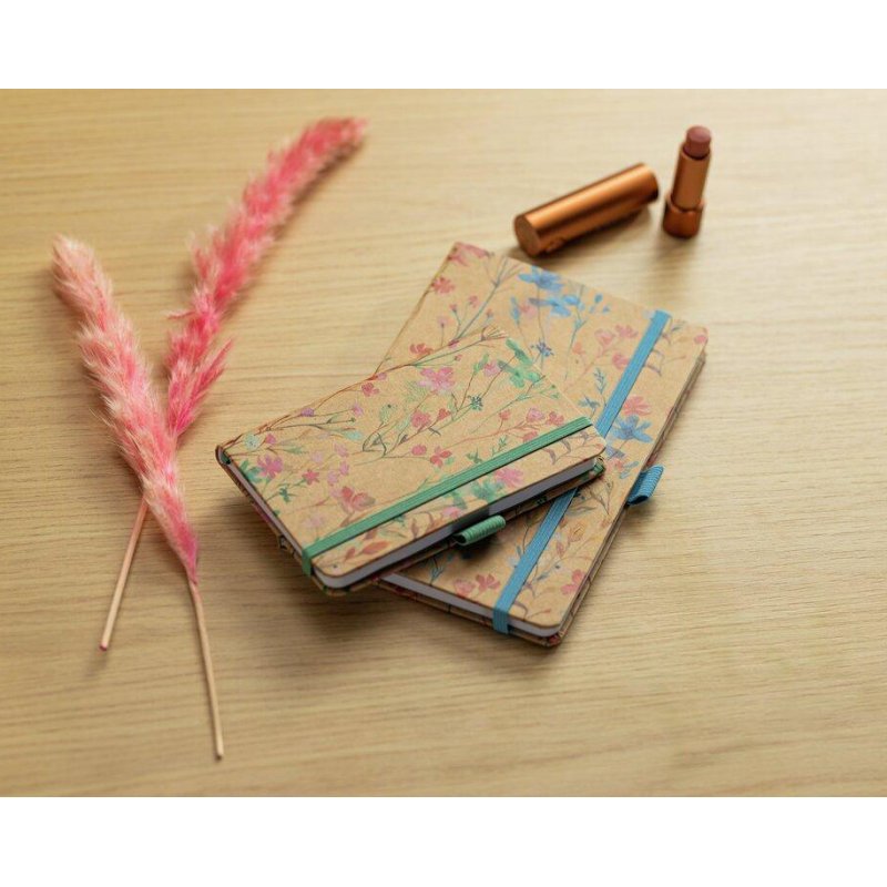 sigel Weekly Diary Jolie Pure 2027 Green Floral Serenity, A6, 95 x 150 mm, hardcover kraft paper