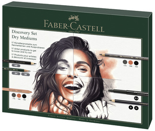 Faber-Castell Discovery artist set, 17 pieces, dry drawing materials