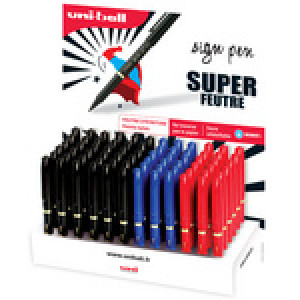 uni-ball viltstiften SIGN PEN MYT7, 1,0 mm, geassorteerd, 100 stuks